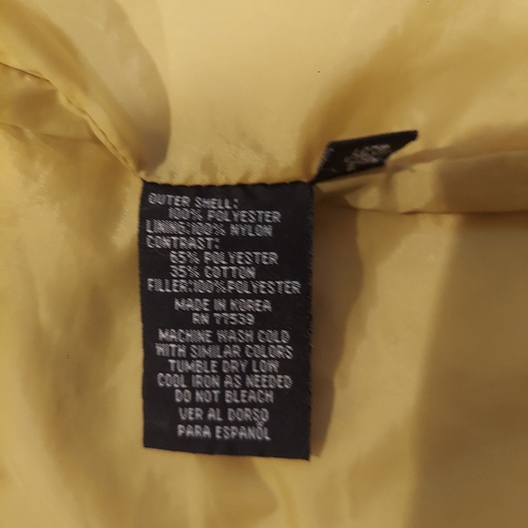 Nordic Lights Vintage Yellow quilted Jacket, Large - Picture 6 of 10